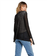 Load image into Gallery viewer, Volcom Women&#39;s Regular Go Wrap Open Front Cardigan Sweater