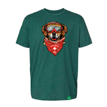 Load image into Gallery viewer, Maximus the Avalanche Dog T-Shirt (Forest Green)