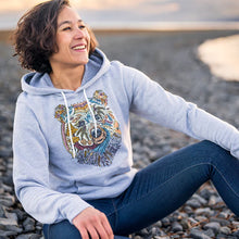 Load image into Gallery viewer, Boho Bear Unisex Lightweight Hoodie