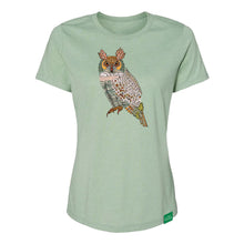 Load image into Gallery viewer, Boho Owl Womens Relaxed T-Shirt