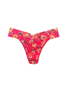 Hanky Panky Printed Signature Lace Low Rise Thong
