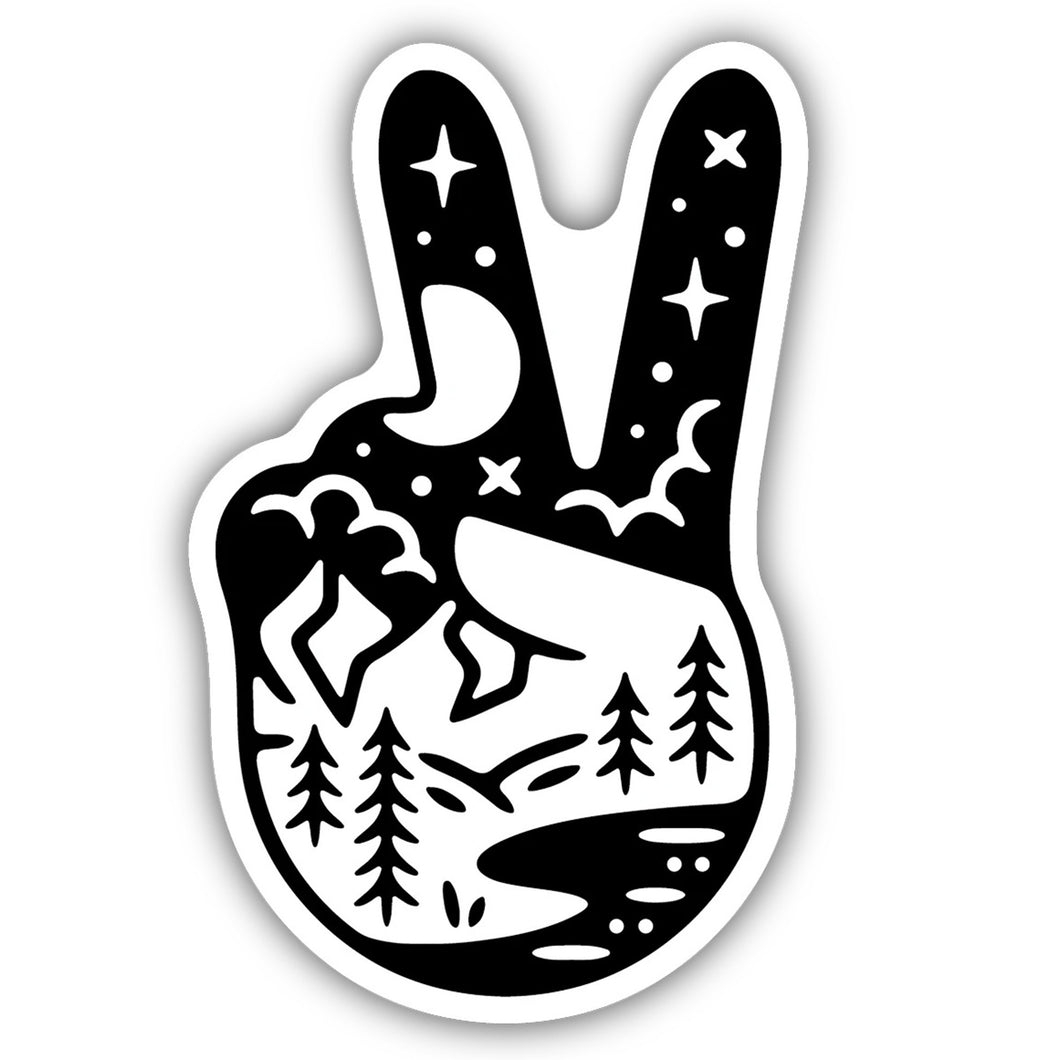 Frisco Colorado Peace Scene Sticker