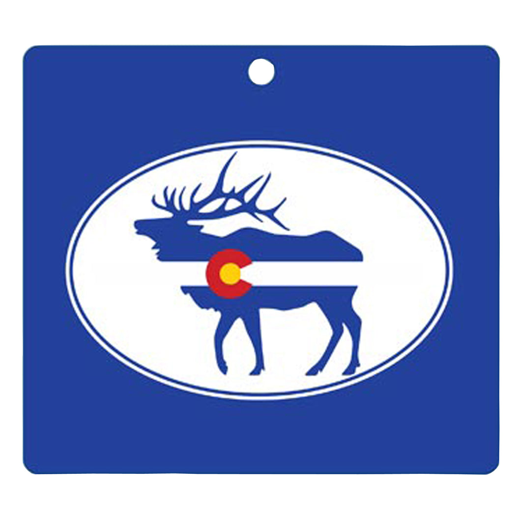 Colorado Flag Elk Sticker