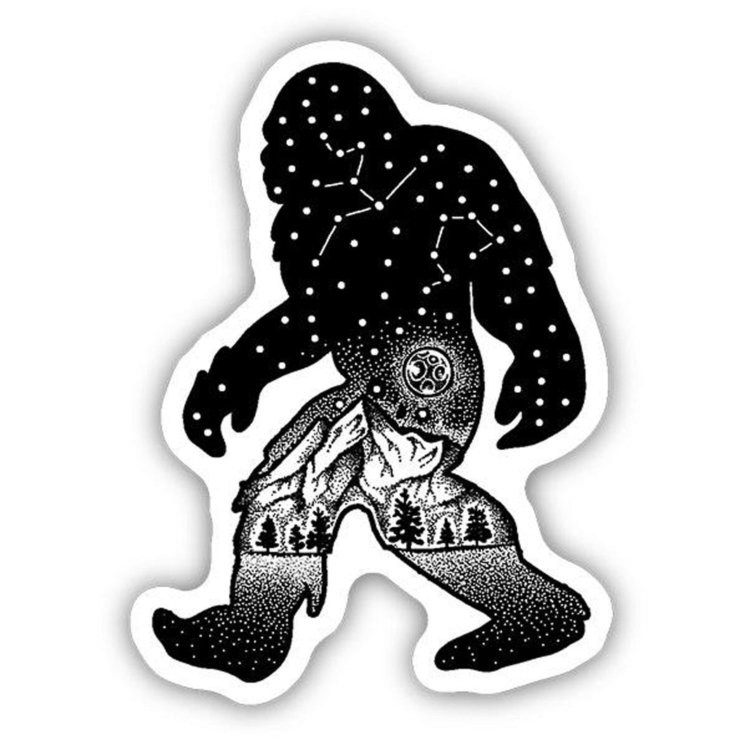 Sasquatch Constellation Stickers