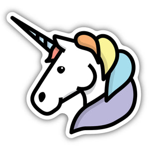 Unicorn Head Stickers