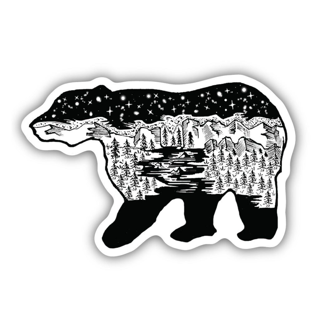 Bear Scene Stickers