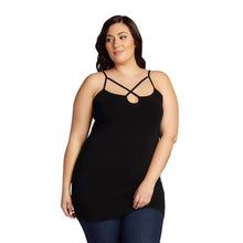 Load image into Gallery viewer, Bamboo Plus Size Cross Front Cami